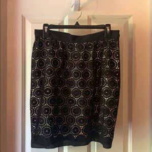 Adorable black summer skirt